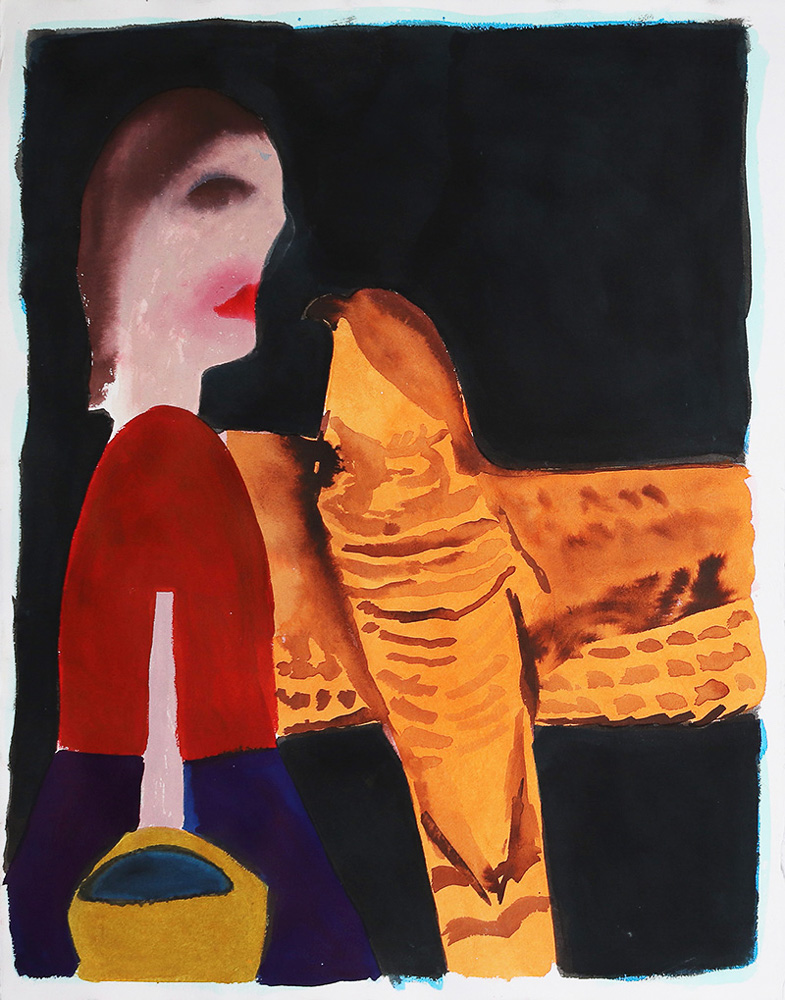 A girl and a bird, 2025