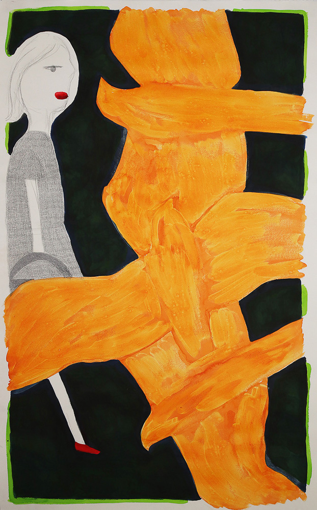 A girl and birds, 2025