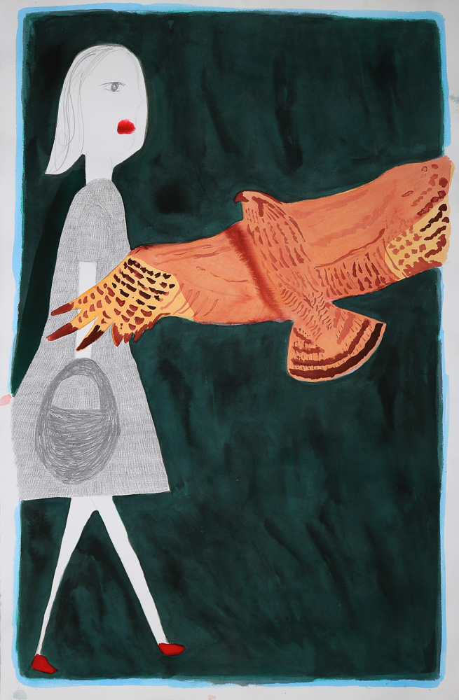 A girl and a bird, 2026