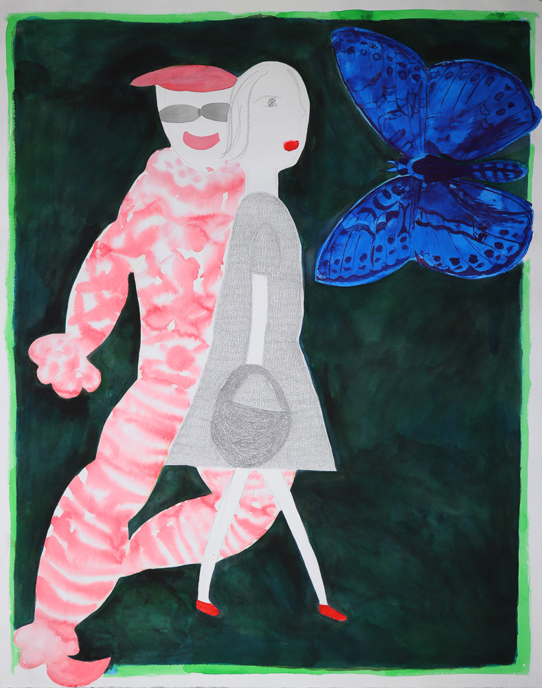 A girl, a clown and a butterfly, 2026